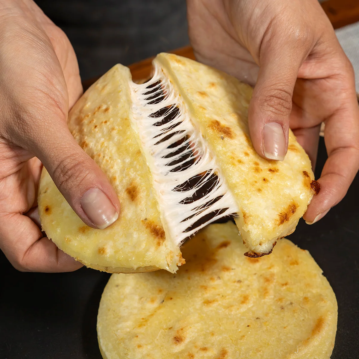 Arepas con queso