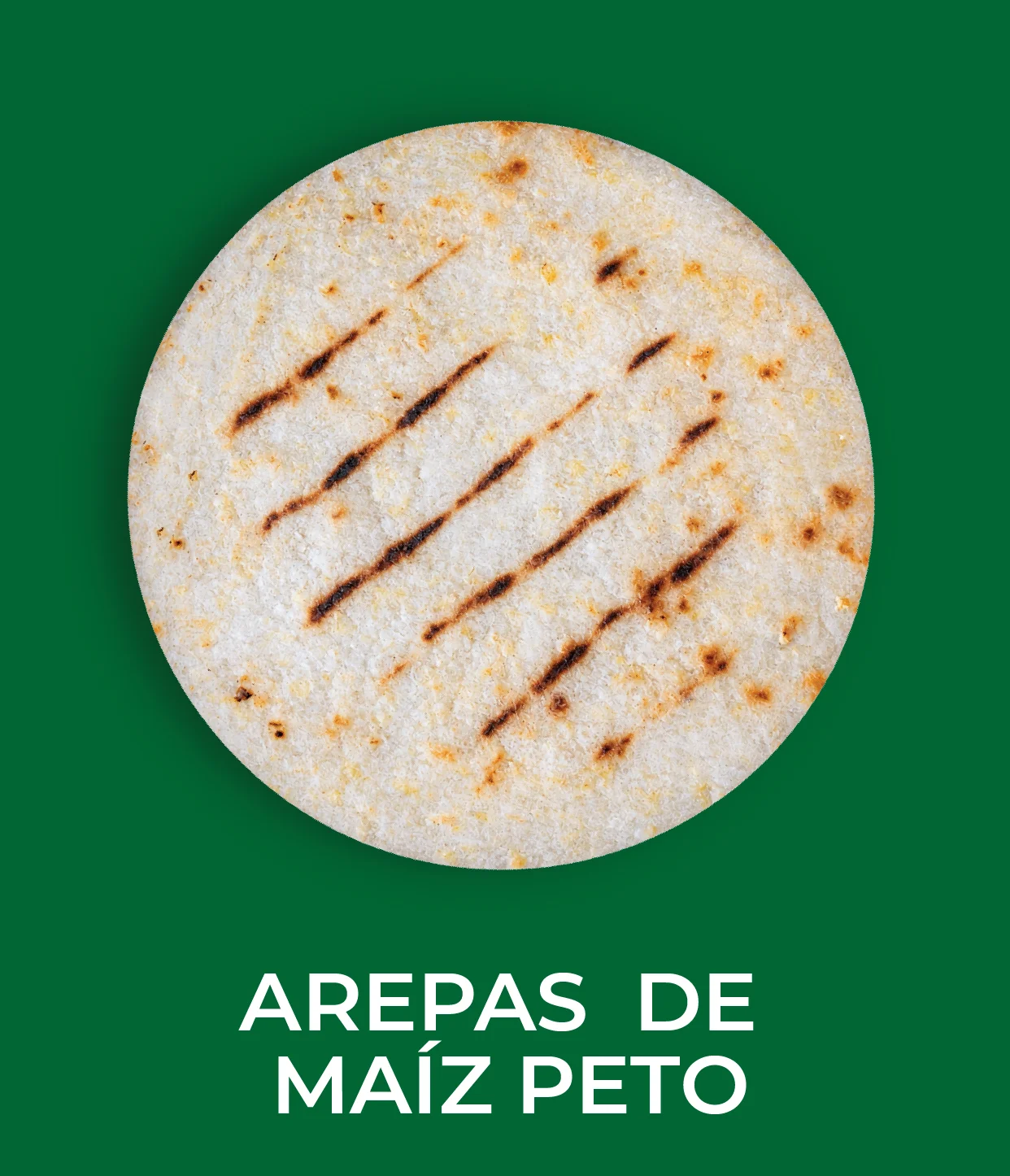 AREPAS DE MAÍZ PETO