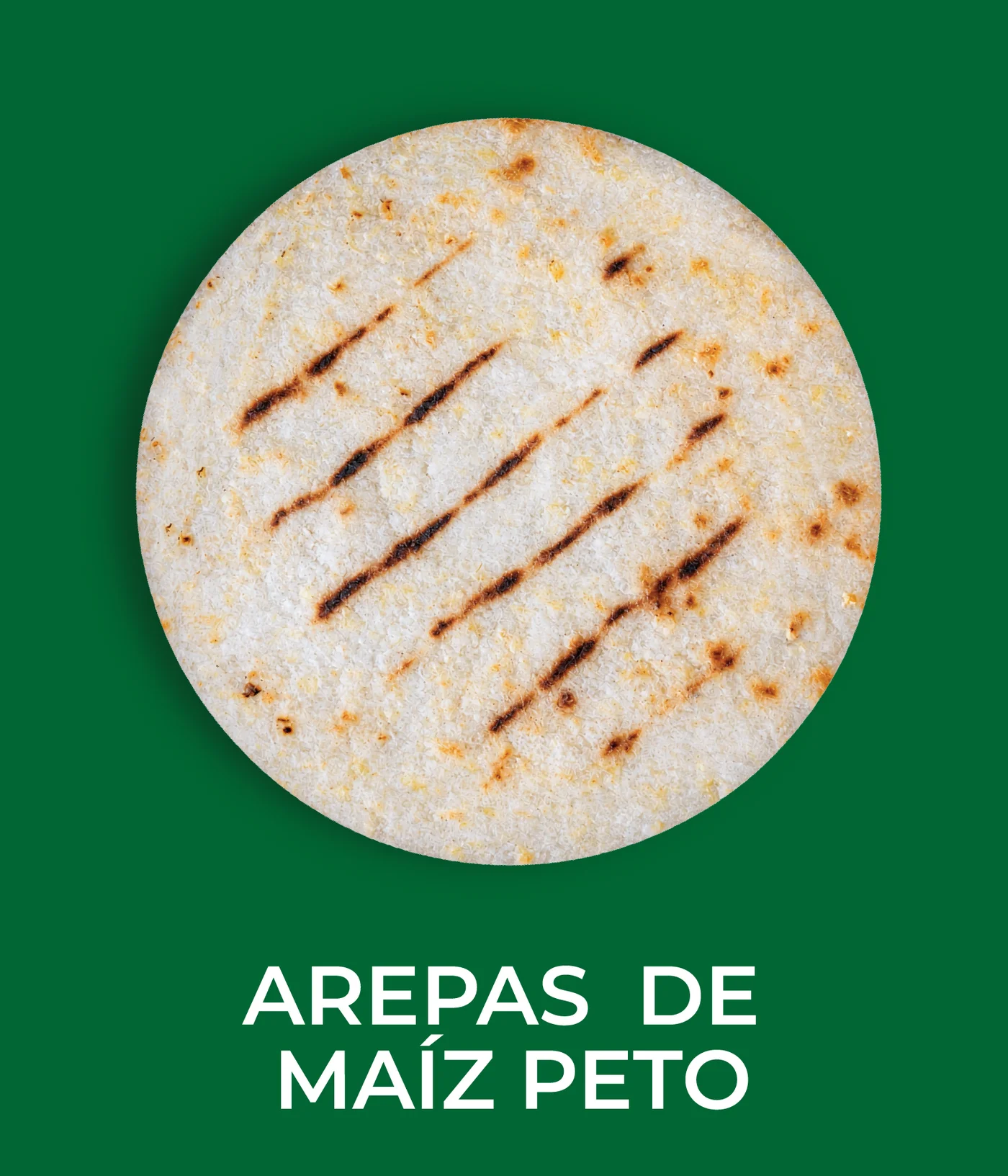 AREPAS DE MAÍZ PETO